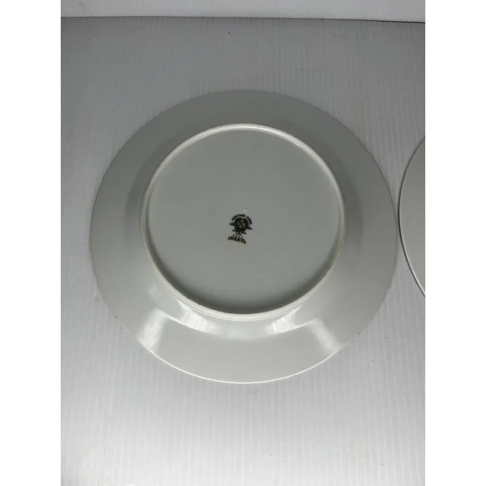 Noritake China Set of 2 Dinner Plates Kent #5422